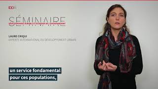 Limage de Laure Criqui Iddri  numérique amp gouvernance des villes en développement [upl. by Shanks]