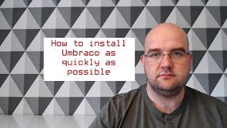 How to install umbraco as quickly as possible 5 mins [upl. by Keeton434]