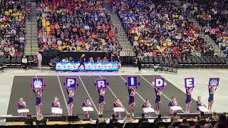 Grassfield High School 6A at VHSL Cheer Championships 2021 [upl. by Aihsined454]