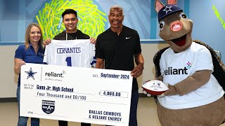 Dallas CowboysReliant Class Acts Teacher of the Month  September 2024 [upl. by Dysart]