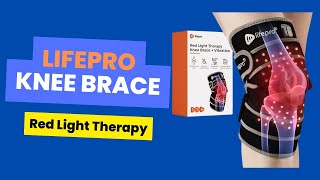 LifePro Knee Brace Review Fast Knee Pain Relief with Red Light Therapy [upl. by Carbrey]