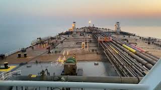 VLCC Ship of Merchant navy at Evening  Basketball court on ship [upl. by Ynez]