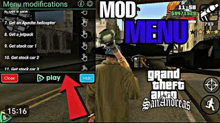 تحميل لعبة gta سان اندرياس مهكرة آخر اصدار مع قائمه قش برابط مباشر 😱 للاندرويد gta san andreas [upl. by Noed857]