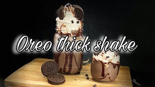 Oreo thick shake  oreo milkshake  oreo chocolate shake  with ice cream [upl. by Nidnarb507]