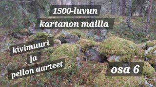 Metallinetsintää  1500luvun kartanon mailla osa 6 metallinetsintä metaldetecting [upl. by Ed]