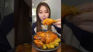 ASMR CHICKEN EATING MUKBANG  Chinese Eating Show shorts [upl. by Cerveny]