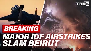 BREAKING IDF Airstrikes SLAM Hezbollah In Beirut Saudi Prince CONDEMNS Israel  TBN Israel [upl. by Brenk]