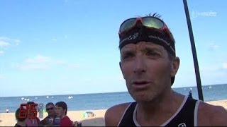 Triathlon de Noirmoutier  Réactions des vainqueurs [upl. by Sherourd]