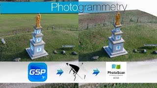 DJI GS PRO  Metashape  process complet de photogrammétrie [upl. by Ynattib]