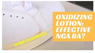 Oxidizing Lotion for Yellowish Midsole  Effective Kaya [upl. by Swor]