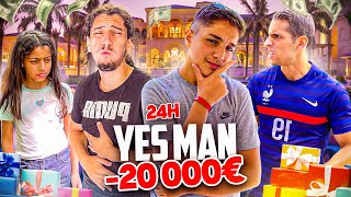 IL DIT OUI À TOUT PENDANT 24H AU BLED  IL A SOUFFERT  YES MAN CHALLENGE 🥵 [upl. by Lenni]