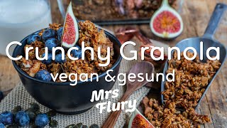 Deliciously Ella Granola Rezept  gesund amp vegan  Deliciously Ella Granola selber machen [upl. by Yroffej]