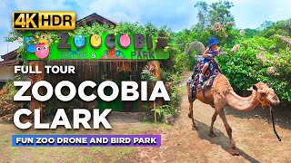 Full Tour of ZOOCOBIA CLARK Pampanga  FUN ZOO Activities and Bird Park with Camel Ride【4K HDR】 [upl. by Tiffanle]