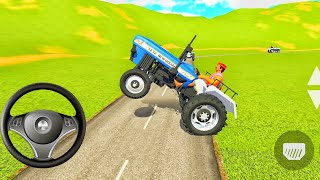 New holland tractor driving  indian tractor driving 3d [upl. by Notyal]