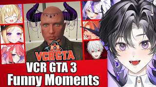 VCR GTA 3 Random Funny And Silly Moments  Day 1  VCR GTA 3 Highlights  HoloNijisanji Reaction [upl. by Seftton997]