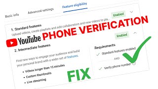 Youtube Phone Verification Not Working DO THIS [upl. by Douville]