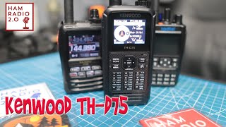 FIRST LOOK Kenwood THD75 vs THD74  Menus and APRS Info [upl. by Anoet803]