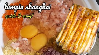 LUMPIA SHANGHAI Quick amp Easy Recipe Ayos ito [upl. by Irtemed]