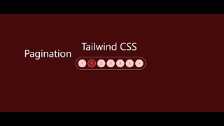 Implementing Pagination with Tailwind CSS amp ReactJS  StepbyStep Tutorial [upl. by Lentha]