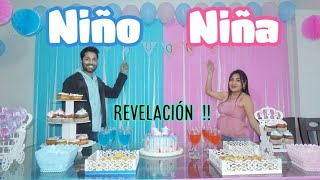 FIESTA DE REVELACIÓN DE GÉNERO ¿SERA NIÑO♂️O NIÑA♀️ [upl. by Eicrad]