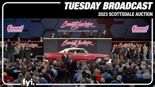 2023 SCOTTSDALE TUESDAY BROADCAST  Tuesday January 24 2023  BARRETTJACKSON 2023 AUCTION [upl. by Cinamod]