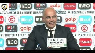 Conferencia convocatoria Roberto Martinez Seleção Nacional Liga Nações [upl. by Anialahs]