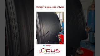 Regrooving process of tyres science educationalvideos viralshorts [upl. by Imot]