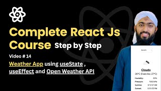 Weather APP using use State  useEffect and Open Weather API [upl. by Av]