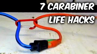 7 Carabiner Life Hacks [upl. by Buhler]