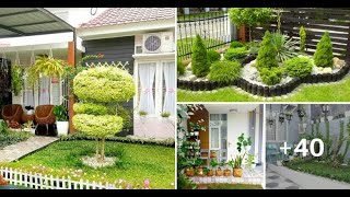 A collection of 40 ideas for arranging a small garden in front of the house to make it beautiful [upl. by Darci]