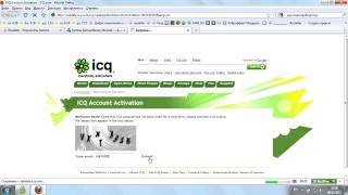 ICQ Account Activation [upl. by Etteluap444]