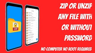 Extract any password protected ZipRar Files Games without password on Android English and Hindi [upl. by Ahsekat]