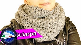 TUTORIAL MAXI SCIARPA  Super Morbida e Facile da Fare [upl. by Gilbart]