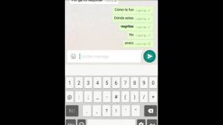 Como cambiar formato de escritura negrita cursiva en whatsapp [upl. by Aihtiekal703]