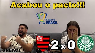 REACT REAÇÕES FLAMENGO x PALMEIRAS [upl. by Ahtoelc499]