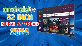 5 Rekomendasi TV 32 Inch Murah dan Terbaik 2024 [upl. by Ayikahs]