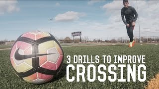 Improve Your Crossing Technique  Crossing Drills For Wingers  Individual Training For Footballers [upl. by Richlad]