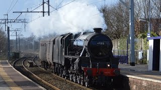 45212 5Z22 Keighley KWVRBury ELR Monday 6th March 2017 [upl. by Ahsiral664]