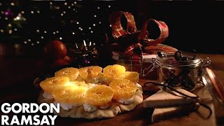 Vanilla Shortbread With Crème Fraîche amp Clementines  Gordon Ramsay [upl. by Seabrooke]