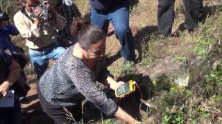 Declaraciones ministra Lina Pohl sobre verificación en cerro La Olla volcán de San Salvador [upl. by Ahsiea]