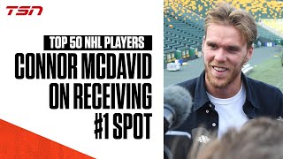 Connor McDavid speaks on receiving the 1 spot on the TSN Top 50 [upl. by Allyn]