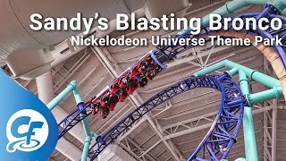 Sandy’s Blasting Bronco 4K offride Nickelodeon Universe Theme Park American Dream Mall [upl. by Colombi]