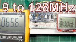 STM32 underclocking overclocking and impact on power consumption [upl. by Ahseyn]