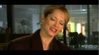 Resident Evil Retribution Interview with Sienna Guillory Jill Valentine [upl. by Kyl]