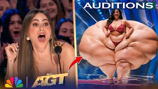 The biggest unique video ever in Americas Got Talent 😮😮 [upl. by Akeit]