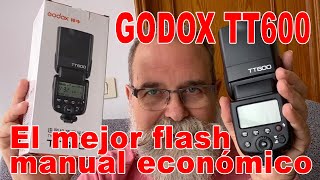 Flash Godox TT600 Review y Configuración  EN ESPAÑOL [upl. by Kanter]