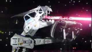 Robosaurus  Monster Jam 2014  San Antonio TX 11214 [upl. by Reffineg]