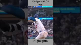 Dodgers NLCS win mlbhighlights baseball sportsAGT [upl. by Anitak]