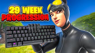 29 WEEK Fortnite Keyboard and Mouse Progression Controller to KBM  Handcam [upl. by Trillby83]