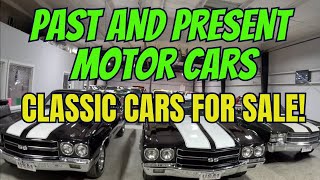 CLASSIC CARS FOR SALE PAST AND PRESENT MOTOR CARS RESTORED CHEVELLES FOR SALE [upl. by Volding946]